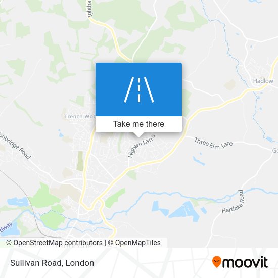 Sullivan Road map