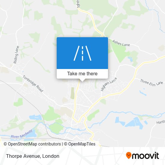 Thorpe Avenue map