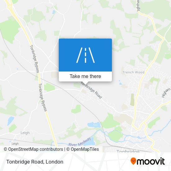 Tonbridge Road map