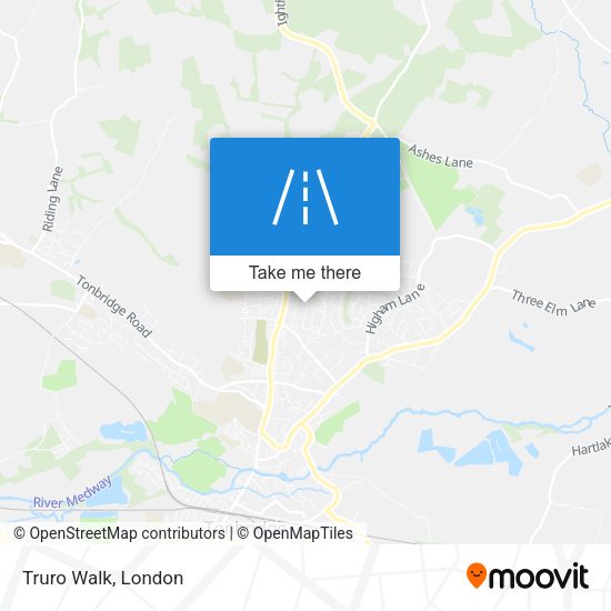Truro Walk map