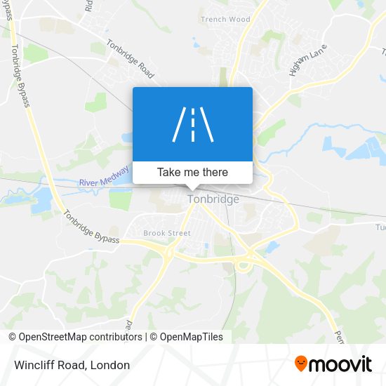 Wincliff Road map