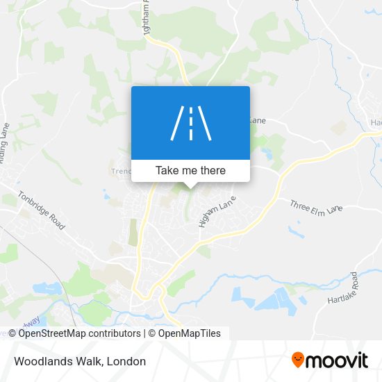 Woodlands Walk map