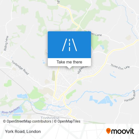 York Road map
