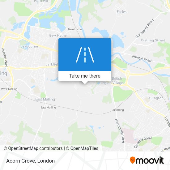 Acorn Grove map