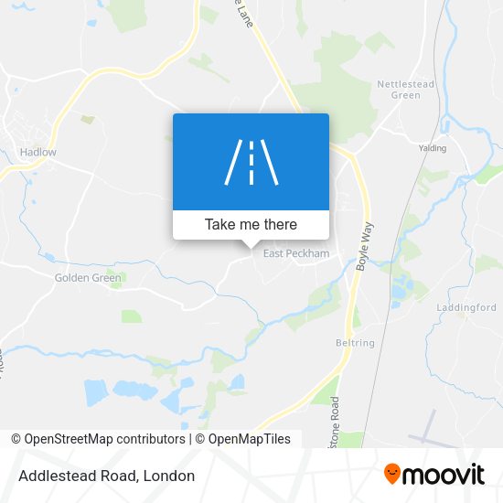Addlestead Road map