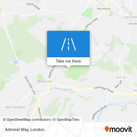 Admiral Way map