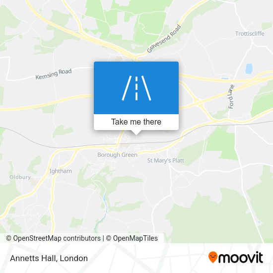 Annetts Hall map