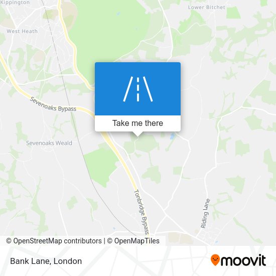 Bank Lane map
