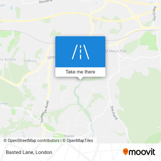 Basted Lane map