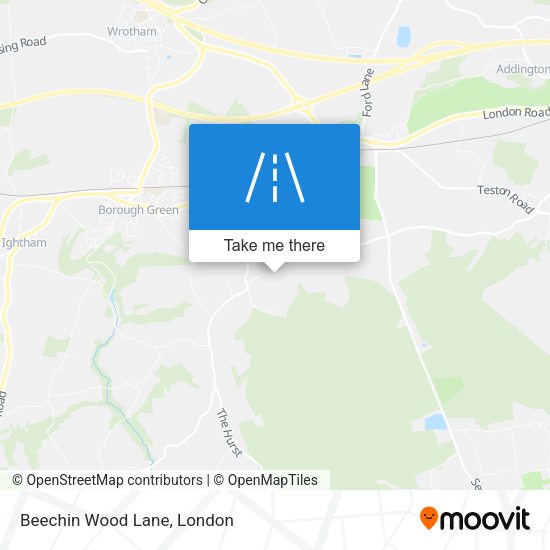 Beechin Wood Lane map