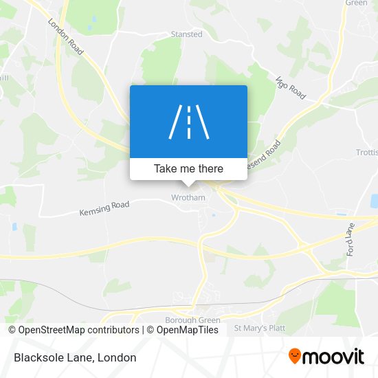 Blacksole Lane map