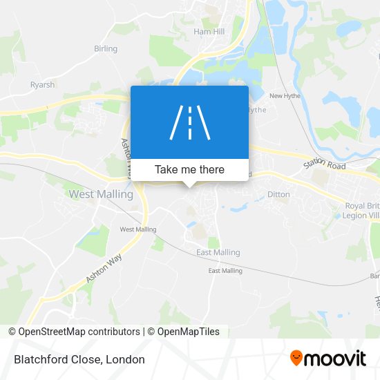 Blatchford Close map