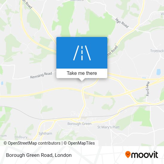 Borough Green Road map