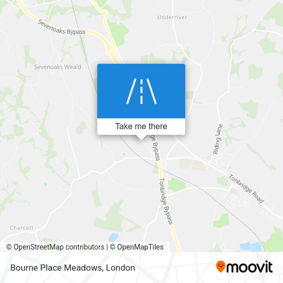 Bourne Place Meadows map