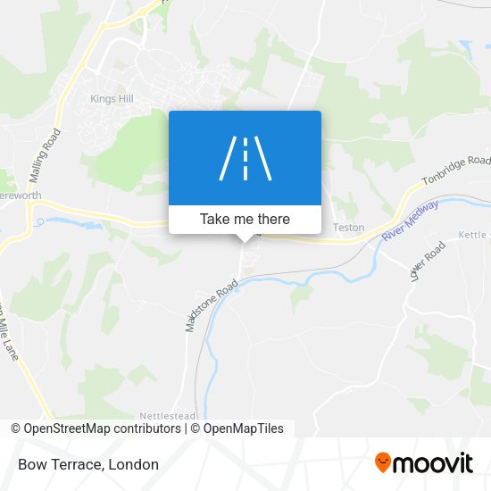 Bow Terrace map