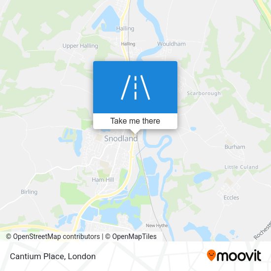 Cantium Place map