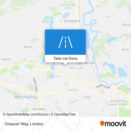 Chaucer Way map
