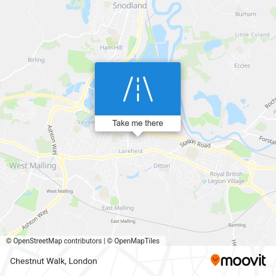 Chestnut Walk map