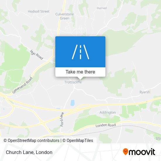 Church Lane map