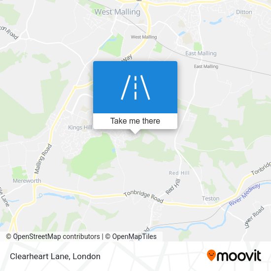 Clearheart Lane map
