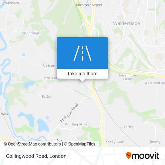 Collingwood Road map