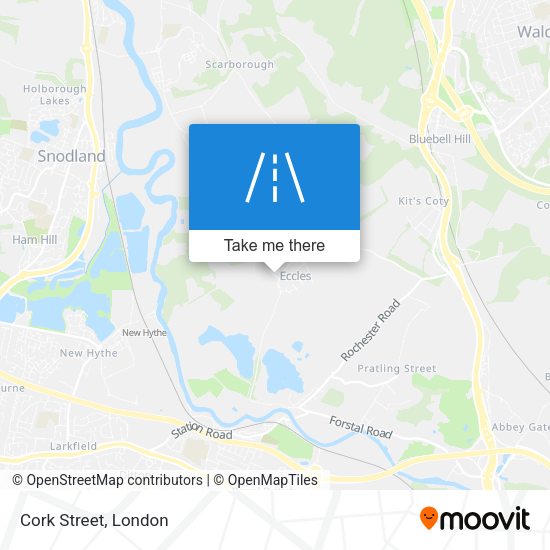 Cork Street map
