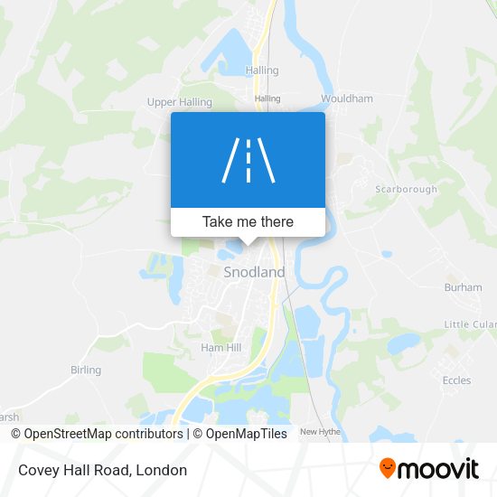 Covey Hall Road map