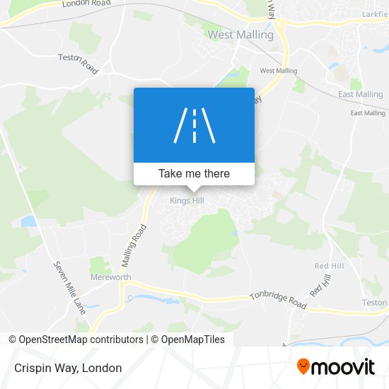 Crispin Way map