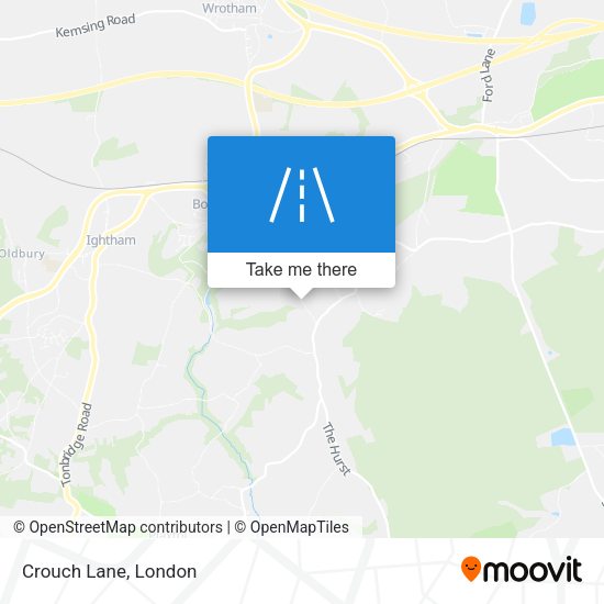 Crouch Lane map
