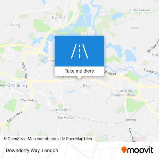 Downderry Way map