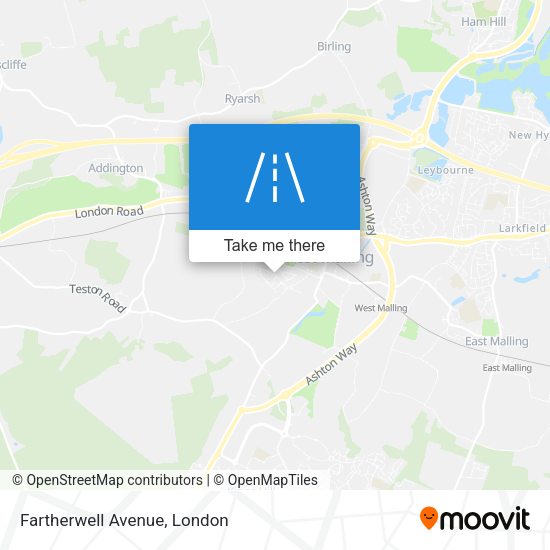 Fartherwell Avenue map