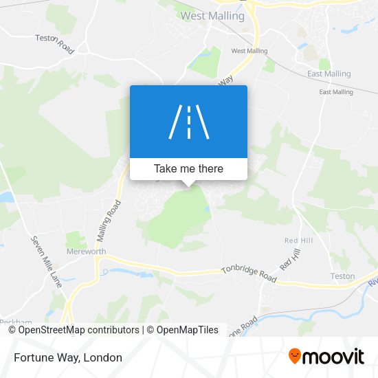 Fortune Way map