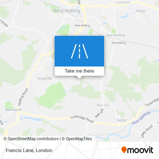 Francis Lane map