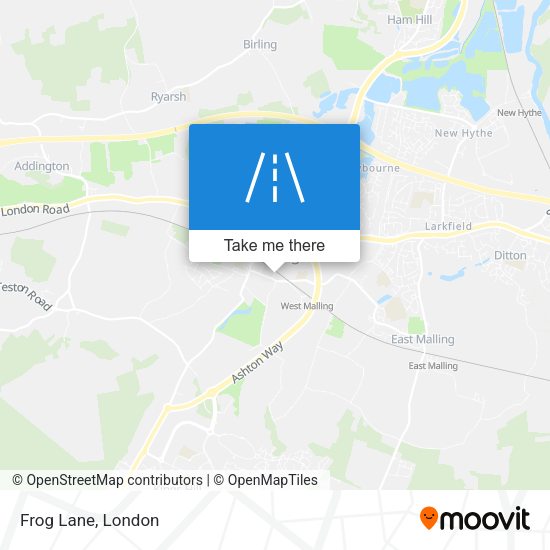 Frog Lane map