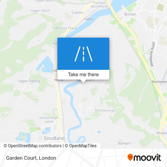 Garden Court map