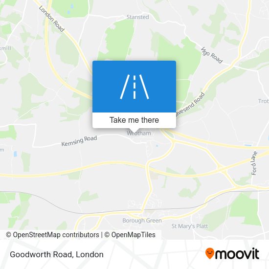 Goodworth Road map