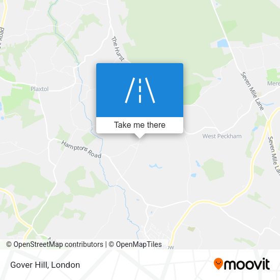 Gover Hill map
