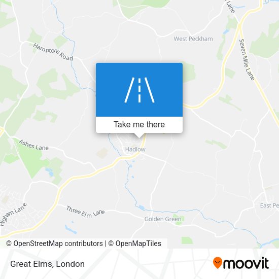 Great Elms map