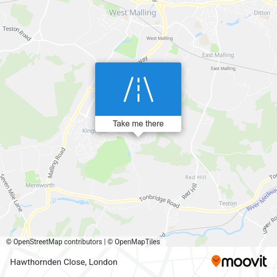 Hawthornden Close map