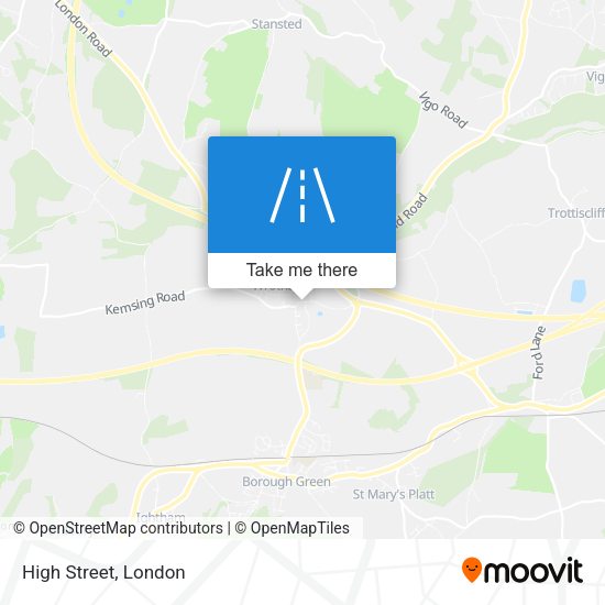 High Street map