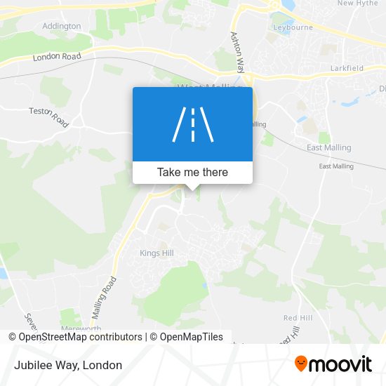 Jubilee Way map