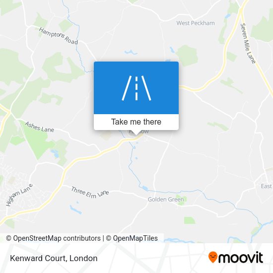 Kenward Court map
