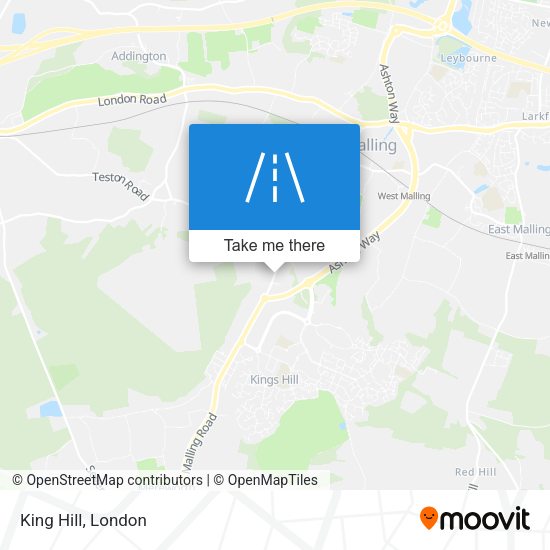 King Hill map