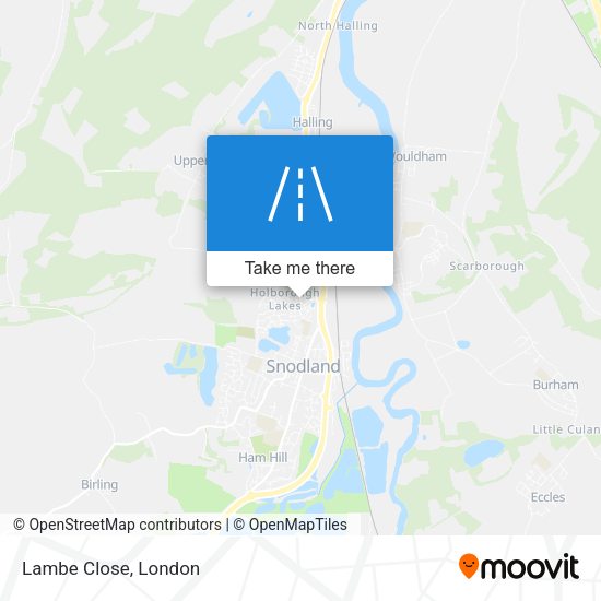 Lambe Close map