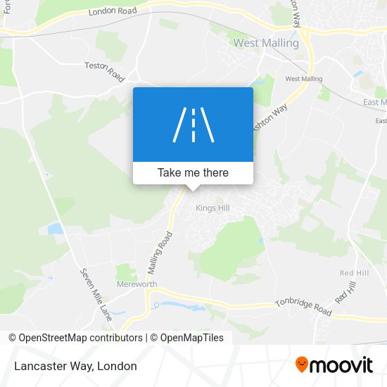 Lancaster Way map