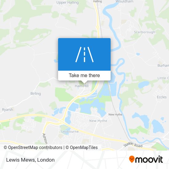 Lewis Mews map