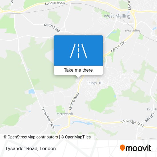 Lysander Road map