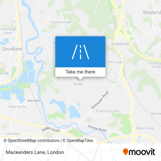 Mackenders Lane map