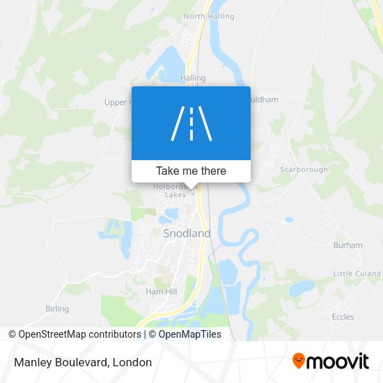 Manley Boulevard map