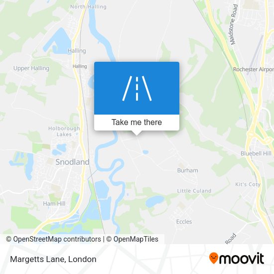 Margetts Lane map